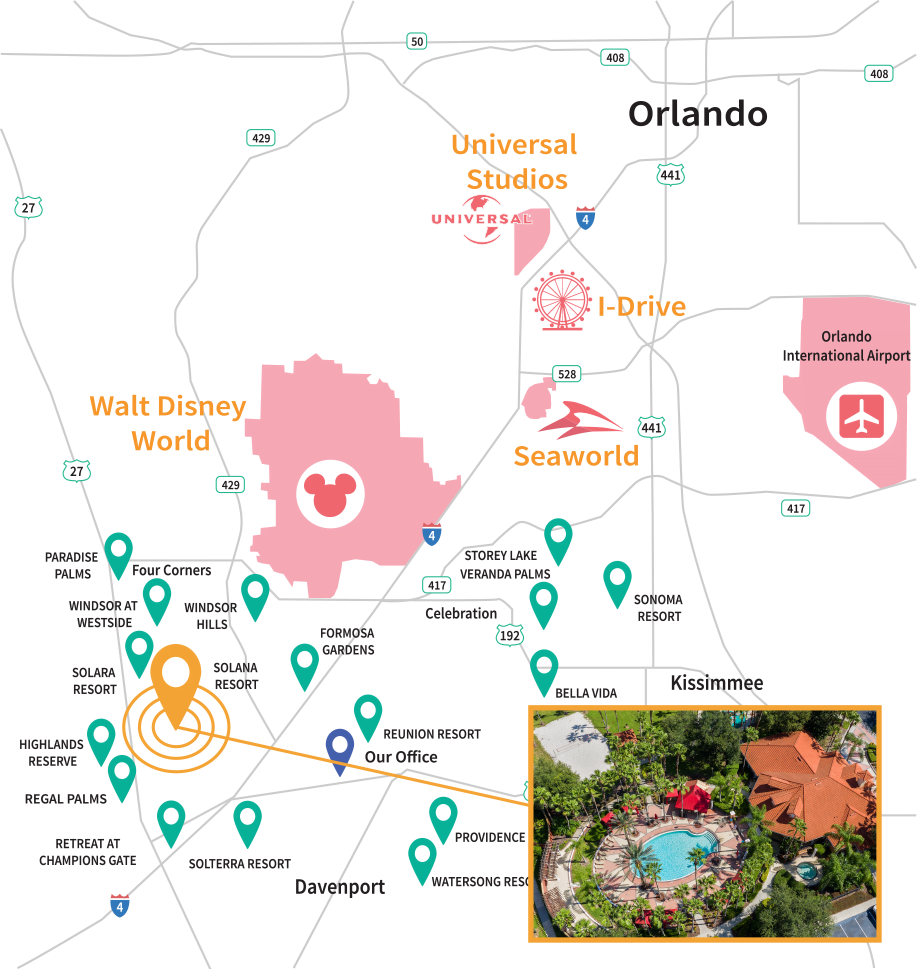 Solana Resort Location Map