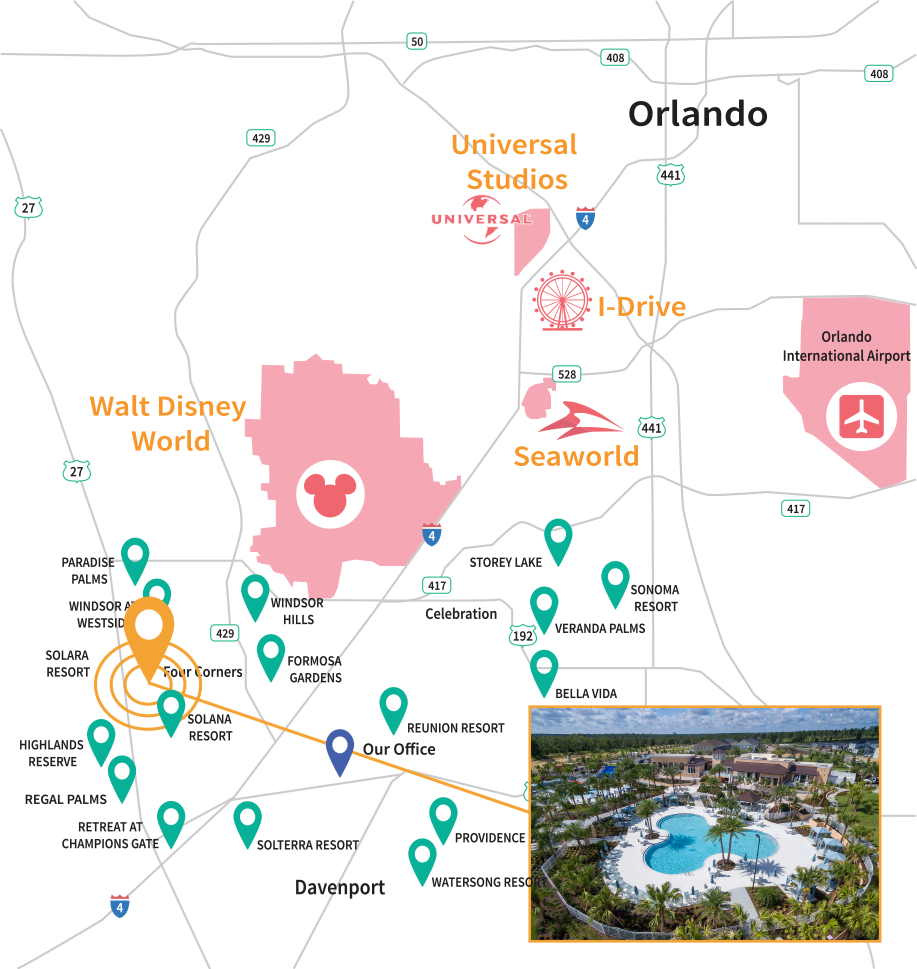 Solara Resort Location Map